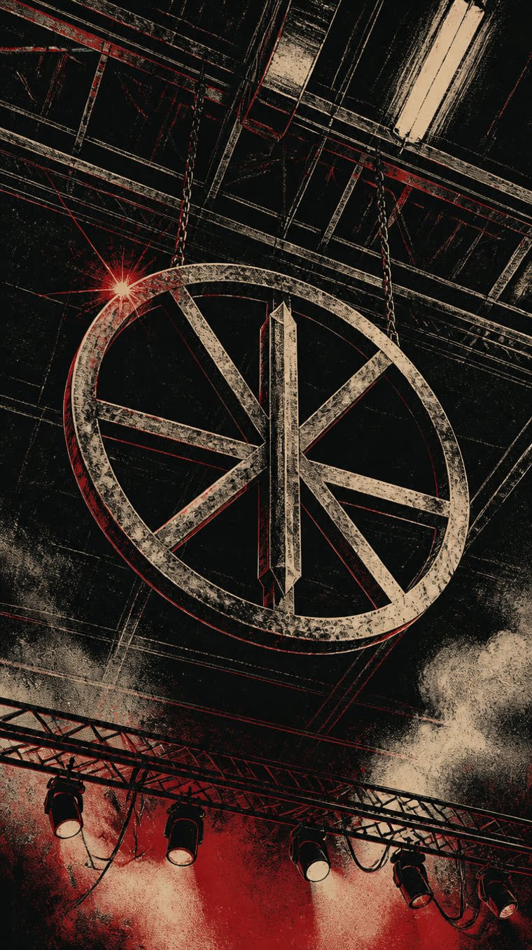 La noche que el logo de Rammstein se incendió y cayó sobre el público — Rammstein (ilustración 2 de la historia)