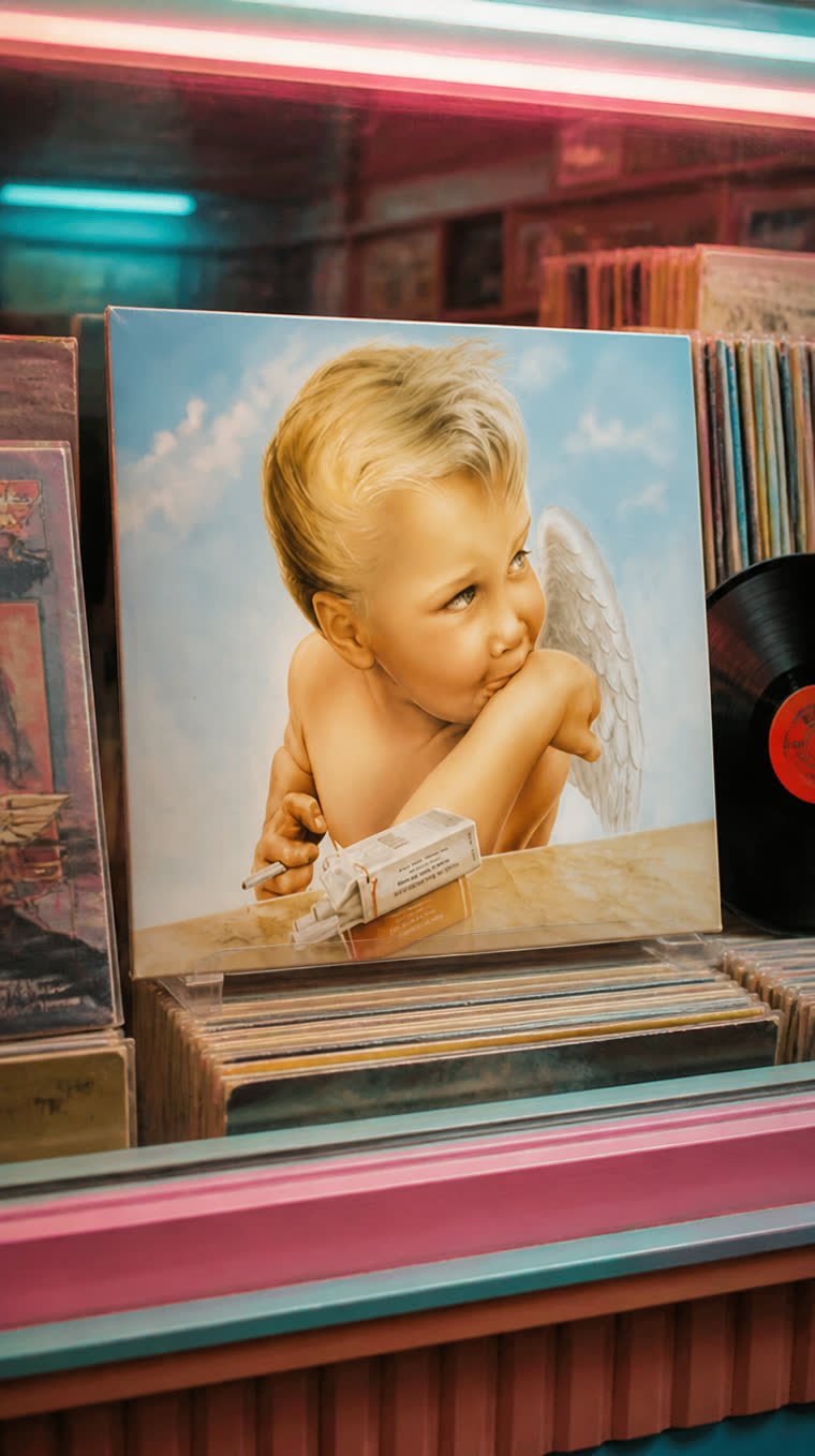 El ángel de los dulces: la historia de la portada de 1984 — Van Halen (ilustración 3 de la historia)