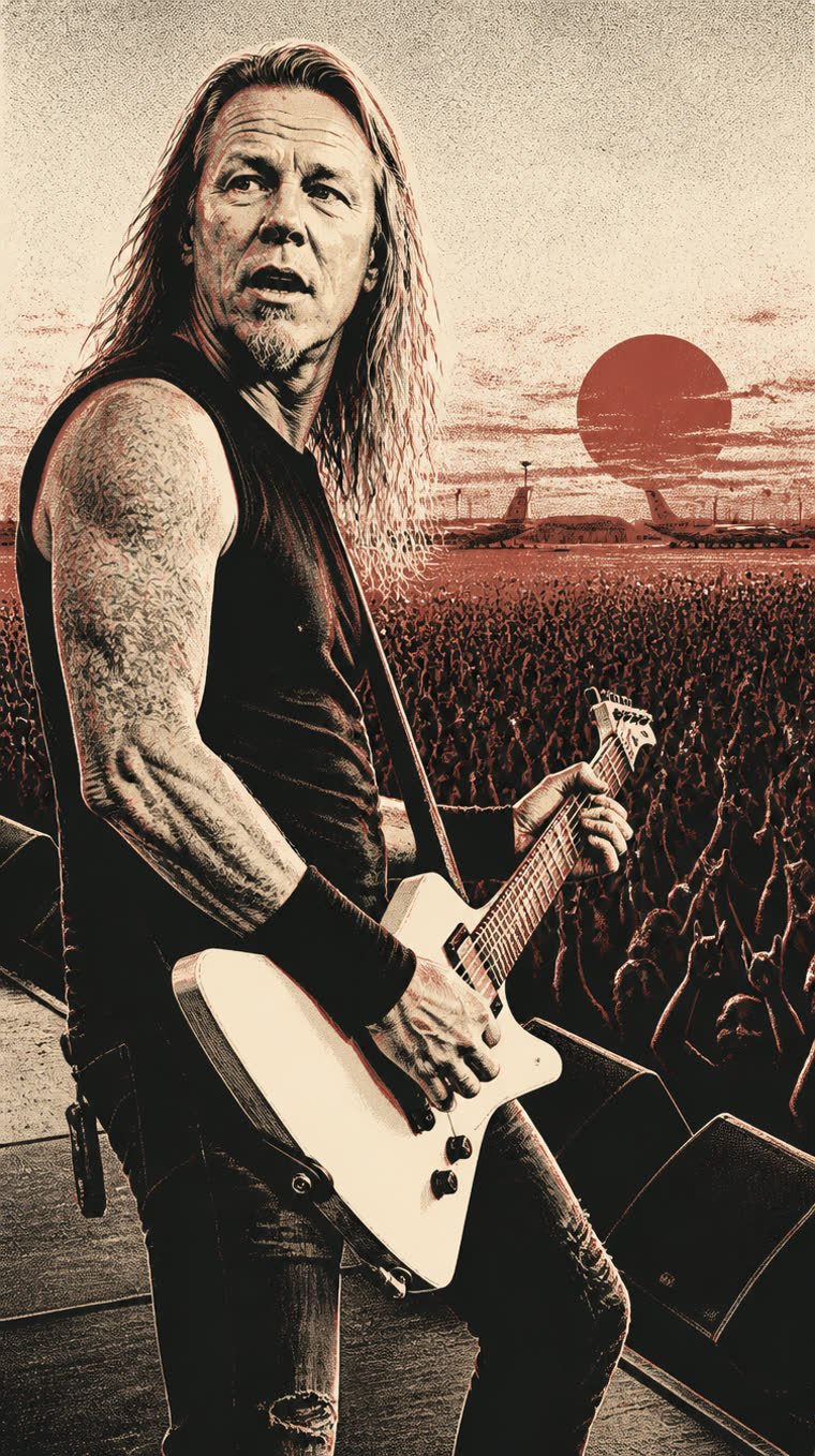 Medio millón en Moscú: el concierto más grande de Metallica