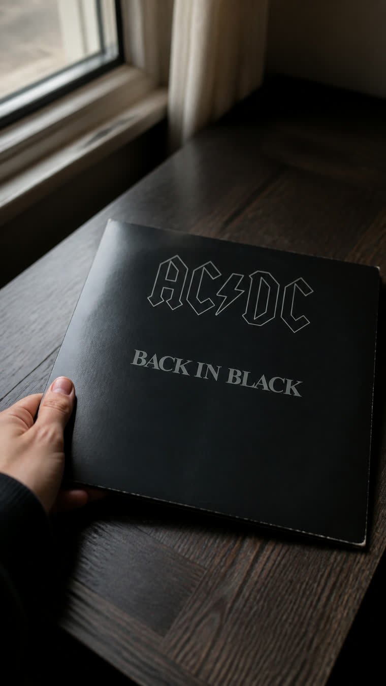 Negro sobre negro: la portada de luto de Back in Black que la disquera no quería