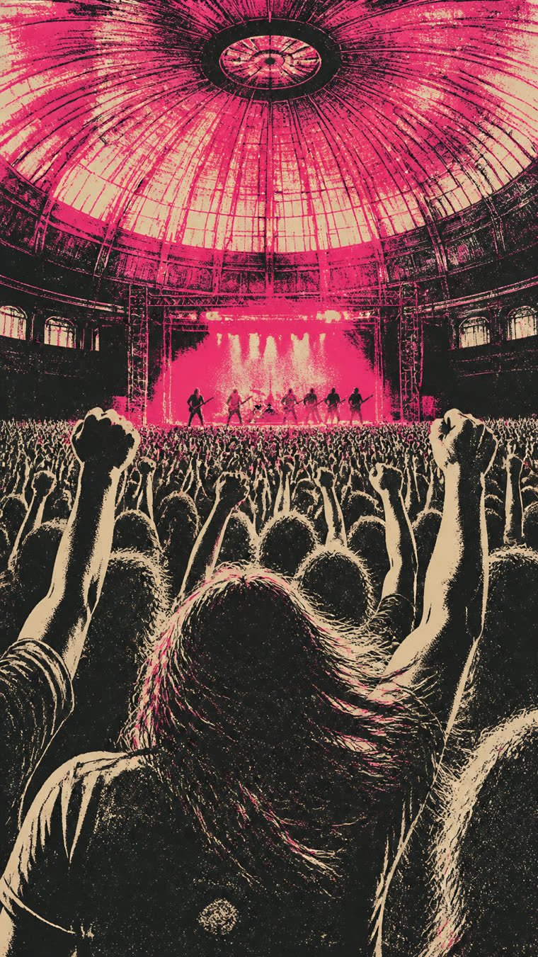 Cinco noches en el Palacio: el público mexicano que Metallica grabó — Metallica (ilustración 3 de la historia)