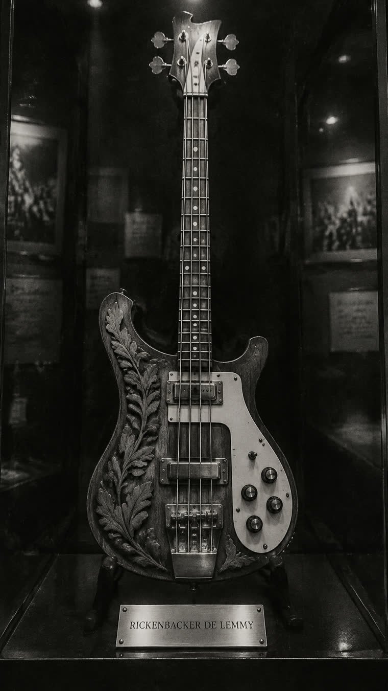 El Rickenbacker de Lemmy: el bajo que sonaba como guitarra rítmica