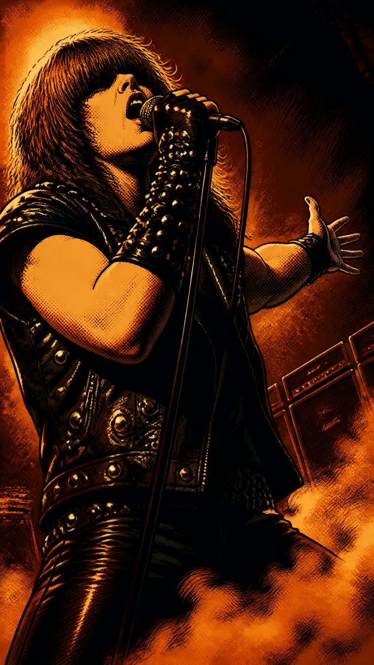 La voz que entró a mitad de gira: Bruce Dickinson por Paul Di'Anno — Iron Maiden (ilustración 3 de la historia)