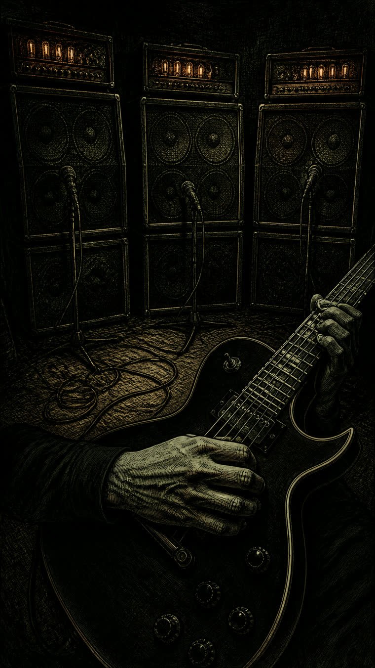 Enter Sandman: el riff de madrugada que Lars partió en tres y uno — Metallica (ilustración 3 de la historia)