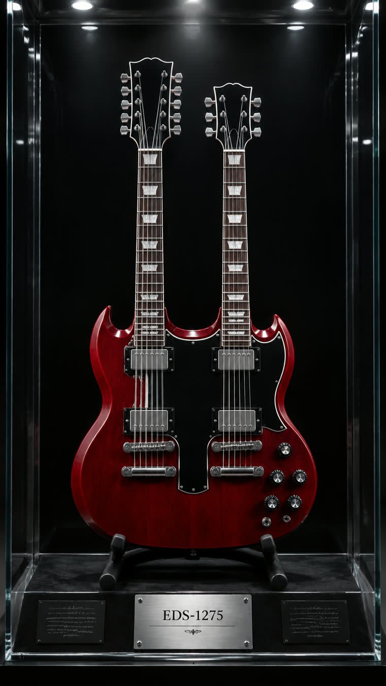 Dos mástiles: la guitarra que Jimmy Page pidió para tocar Stairway en vivo — Led Zeppelin (ilustración 1 de la historia)