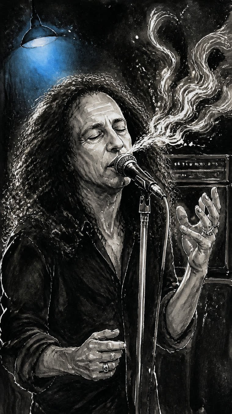 Rainbow in the Dark: la canción que Dio quiso cortar con una navaja — Dio (ilustración 2 de la historia)